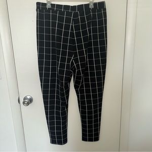 SHEIN Plus Skinny Grid Pants - 2XL